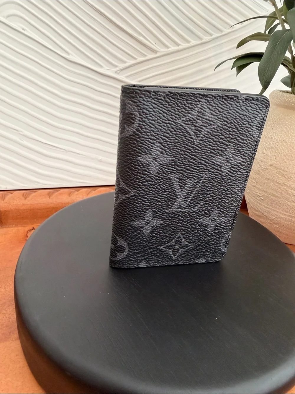 Louis Vuitton Monogram Eclipse Passport Holder